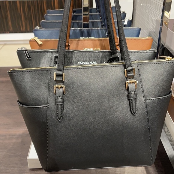 MICHAEL KORS CHARLOTTE LARGE TOP ZIP  Tote bag - Picture 5 of 16
